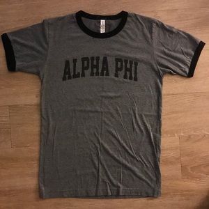 Alpha Phi Ringer Tee